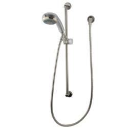 Satin Nickel 24-inch Shower Combo
