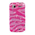 HTC Sensation 4G Pink Zebra Rhinestone Case