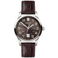Swiss Army Men's 'Alliance' Brown Dial Brown Leather Strap Watch