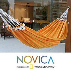 Cotton 'Brazilian Horizon' Hammock (Brazil)
