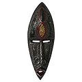 Handcrafted Sese Wood 'A Man of Knowledge' African Mask (Ghana)