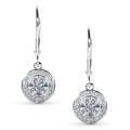 14k White Gold 1/4ct TDW Diamond Earrings (H-I, I1-I2)