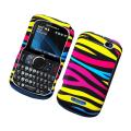 Motorola Clutch i475 Rainbow Zebra Protector Case