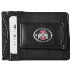 Ohio State Men's NCAA Genuine Leather Money Clip