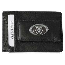Oakland Raiders Men's NFL Genuine Leather Money Clip