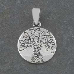 Sterling Silver 'Love Tree' Pendant (Thailand)