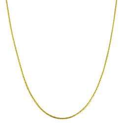 14k Yellow Gold 16-inch Round Forzentina Chain Necklace