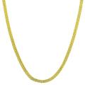 14k Yellow Gold Diamond-cut Bead Ball Necklace