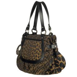 Fendi Zucca Roll Canvas Bowler Bag