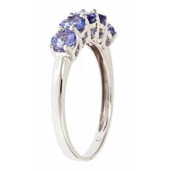 Dyach 14k White Gold Tanzanite Ring