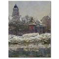 Claude Monet 'The Church at Vetheuil, 1879' Gallery-wrapped Canvas Art