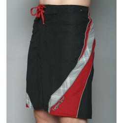 Laguna Men's Black/ Red/ Grey Boardshorts