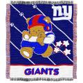 Northwest New York Giants Woven Jacquard Acrylic Baby Blanket