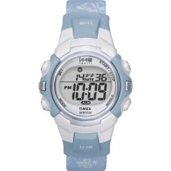 Timex Unisex 1440 Light Blue Floral Digital Sports Watch