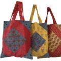 Hand-blocked Cotton Eco-Shopper Bag (India)