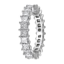 18k White Gold 2 3/4ct TDW Diamond Eternity Ring (G-H, SI1-SI2)