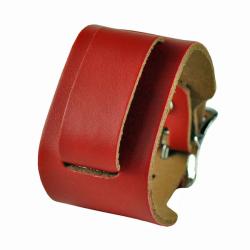 Nemesis Women's Thin Cuff Red Watch Band 