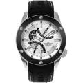 Jacques Lemans Men's Liverpool GMT Black Leather Watch