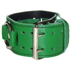 Nemesis Ring Green Leather Band 