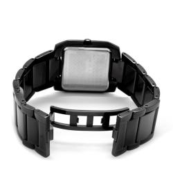 Jacques Lemans Men's Dublin Stainless Steel & Black Ceramic Watch