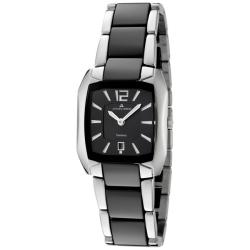 Jacques Lemans Women's Dublin Stainless Steel & Black Ceramic Watch
