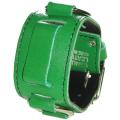 Nemesis Ring Green Leather Band