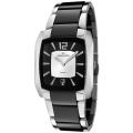 Jacques Lemans Men's Dublin Stainless Steel & Black Ceramic Watch
