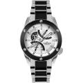 Jacques Lemans Men's Liverpool Stainless Steel/Black Ceramic GMT Watch