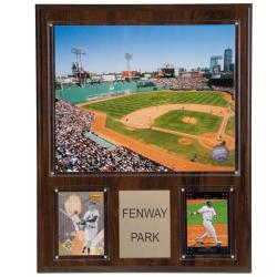 Boston Red Sox Fenway Park 12x15 Cherry Wood Arena Plaque
