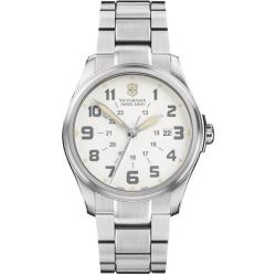 Swiss Army Men's 'Infantry' Vintage White Dial Watch