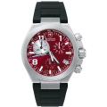 Swiss Army Men's 'Convoy' Chrono Red Dial Rubber Strap Watch