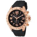 Swiss Legend Men's Eograph Black Dial Black Rubber Chronograph Watch