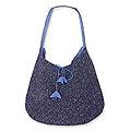 Cotton 'Tribal Tulips' Hobo Shoulder Bag (Thailand)