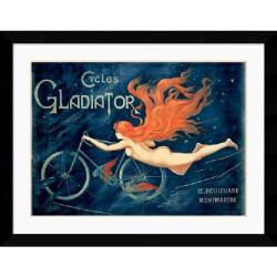 Georges Massias 'Cycles Gladiator' Framed Art Print