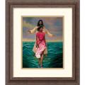Sterling Brown 'He Walks with Me' Framed Art Print