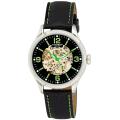 Akribos XXIV Men's Skeleton Automatic Strap Watch
