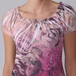 Journee Collection Women's Sublimation Print Tee
