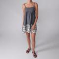 Journee Collection Junior's Embroidered Spaghetti Strap Dress