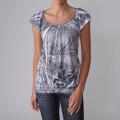 Journee Collection Women's Sublimation Print Banded Top