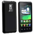 Black TPU Rubber Case for LG G2X