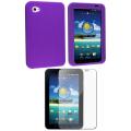 Purple Case/ Screen Protector for Samsung Galaxy Tab P1000 7-inch