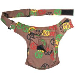 Cotton Rasta Peace Fanny Pack (Nepal)