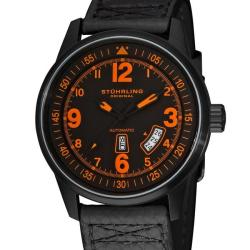 Stuhrling Original Tuskegee Skymaster Men's Automatic Leather Strap Watch