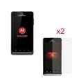 Premium Motorola Droid 3 Clear Screen Protector (Pack of 2)