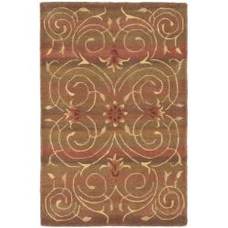Handmade Irongate Bouquet Multi Wool and Silk Rug (2'6 x 4'6)