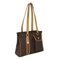 Rioni Brown Signature Shoulder Handbag
