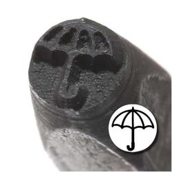 Umbrella 6mm Punch Stamp for Metal