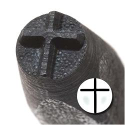 Christian Cross 6mm Punch Stamp for Metal