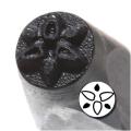 Flower 3 6mm Punch Stamp for Metal