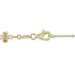 14k Yellow Gold Multi-Color Gemstone Necklace